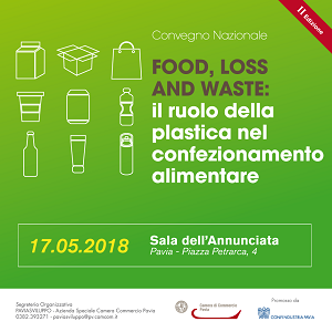 Packaging alimentare: il futuro della plastica al convegno “Food, loss and waste”