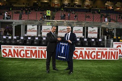 Sangemini, acqua ufficiale dell'Inter per le prossime 3 stagioni