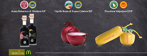 Dop e Igp nei menu McDonald’s