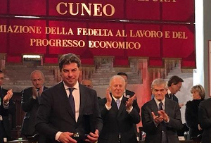 Cuneo, Miroglio premiato dalla Camera di commercio