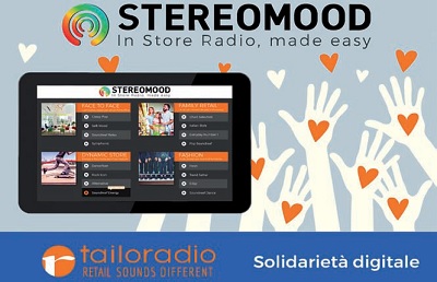 stereoMOOD by Tailoradio per la solidarietà digitale