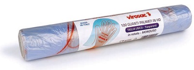 Guanti monouso in rotolo la novità Virosac in Esselunga