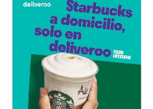 Starbucks a domicilio con Deliveroo