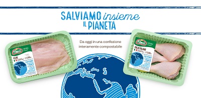 Fileni presenta il nuovo packaging compostabile