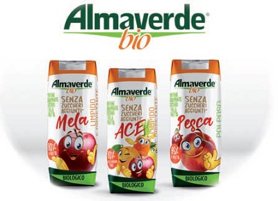 Fruttagel, nuove bevande alla frutta a marchio Almaverde Bio