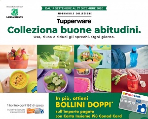 Conad con Tupperware e Legambiente