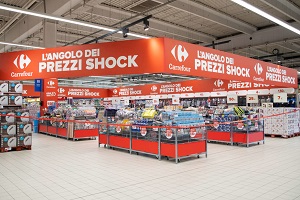 Carrefour, un nuovo “Angolo dei prezzi shock”