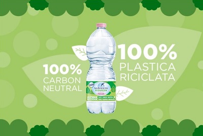 San Benedetto lancia la nuova bottiglia Ecogreen 1L Easy realizzata con il 100% di pet riciclato