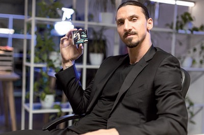 Zlatan e altre 8 stelle promuovono gli integratori chewing gum Dante Medical Solutions