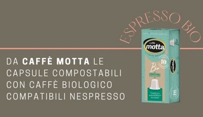 Motta lancia le capsule compostabili compatibili Nespresso