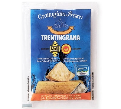 Trentingrana, bustine monodose di grattuggiato fresco per il foodservice