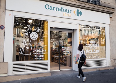 A Parigi apre Carrefour flash 10/10, esempio di negozio semi autonomo