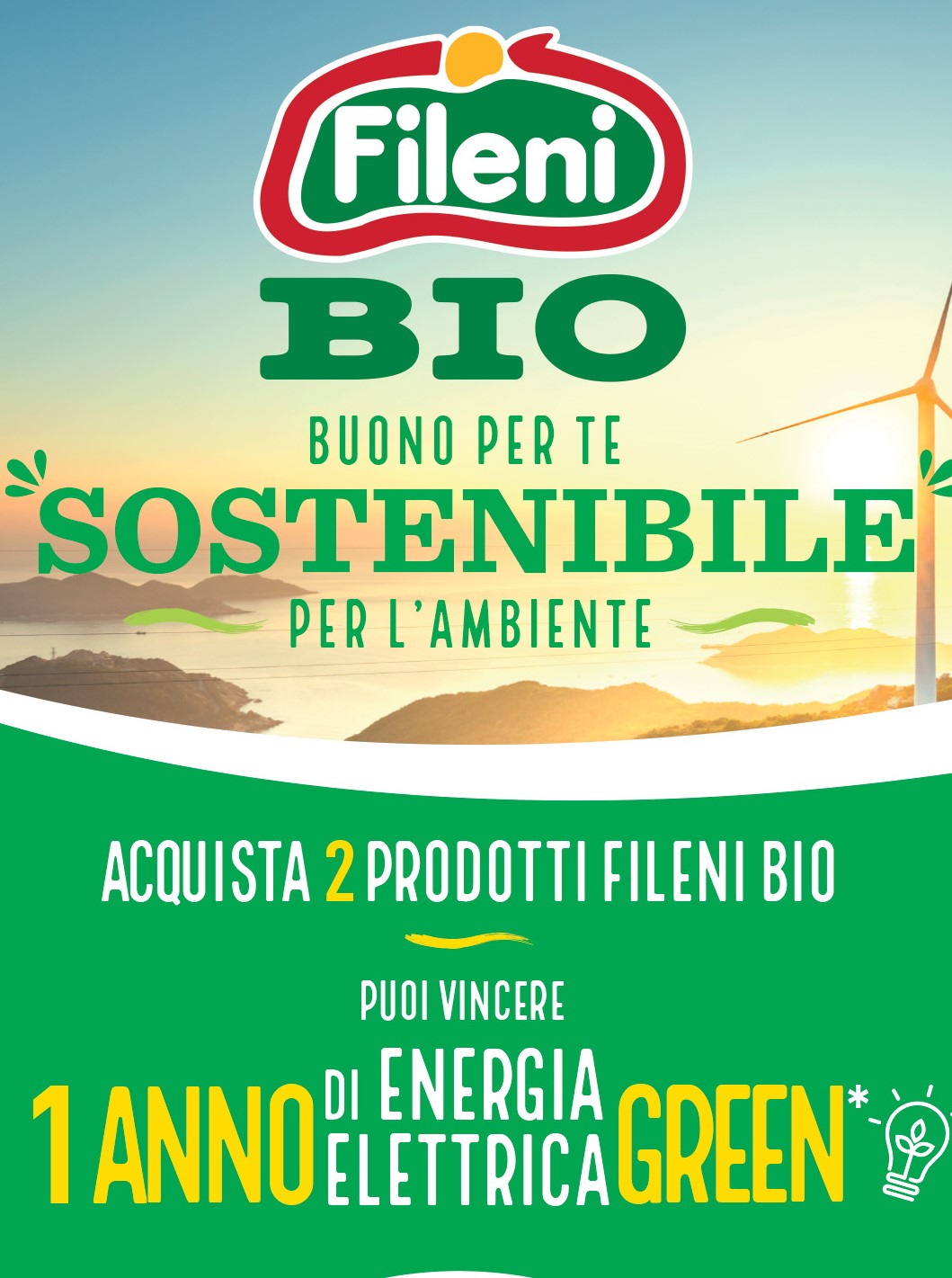 Con il concorso di Fileni si vince un anno di energia elettrica green