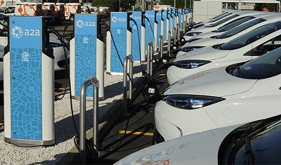 A2A elettrifica 31 punti vendita MD