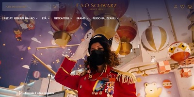 Fao Schwarz Italia inaugura il sito e-Commerce