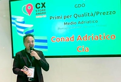 Conad Adriatico ottiene il CX Store Award