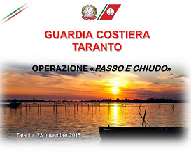 Maxioperazione della Guardia costiera di Taranto