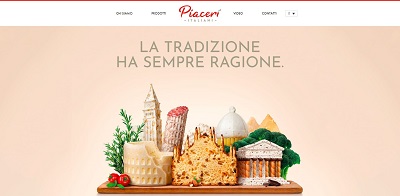 Crai, online il sito di “Piaceri Italiani”