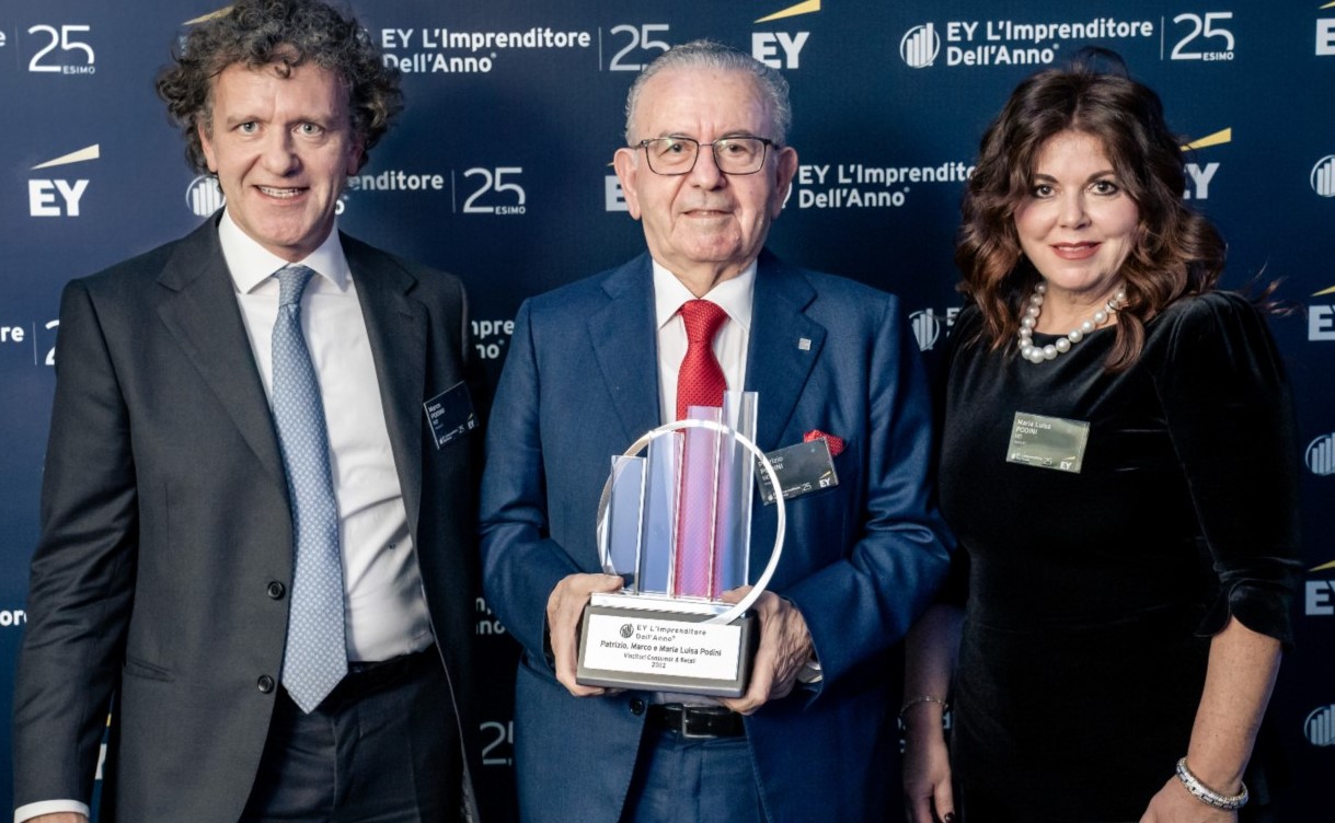 La famiglia Podini di MD premiata con l'Imprenditore dell'Anno®