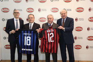 Gruppo Beretta, accordo con Milan e Inter 
