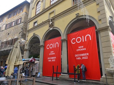 Coin ritorna nel centro storico di Firenze