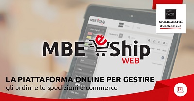 MBE eShip WEB per gestire le piattaforme ecommerce