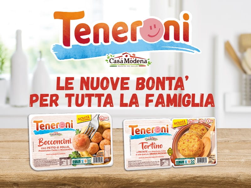 Teneroni lancia due nuove bontà per tutta la famiglia