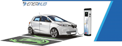 Colonnine EnerHub per la ricarica di auto elettriche nei Centri Commerciali IGD
