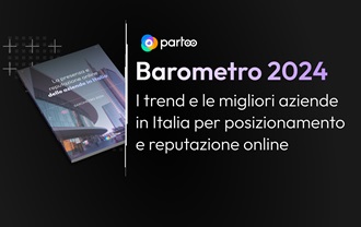 Barometro 24, l'indagine di Partoo su presenza e reputazione online dei top brand