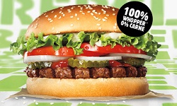 Burger King lancia l’hamburger vegetariano
