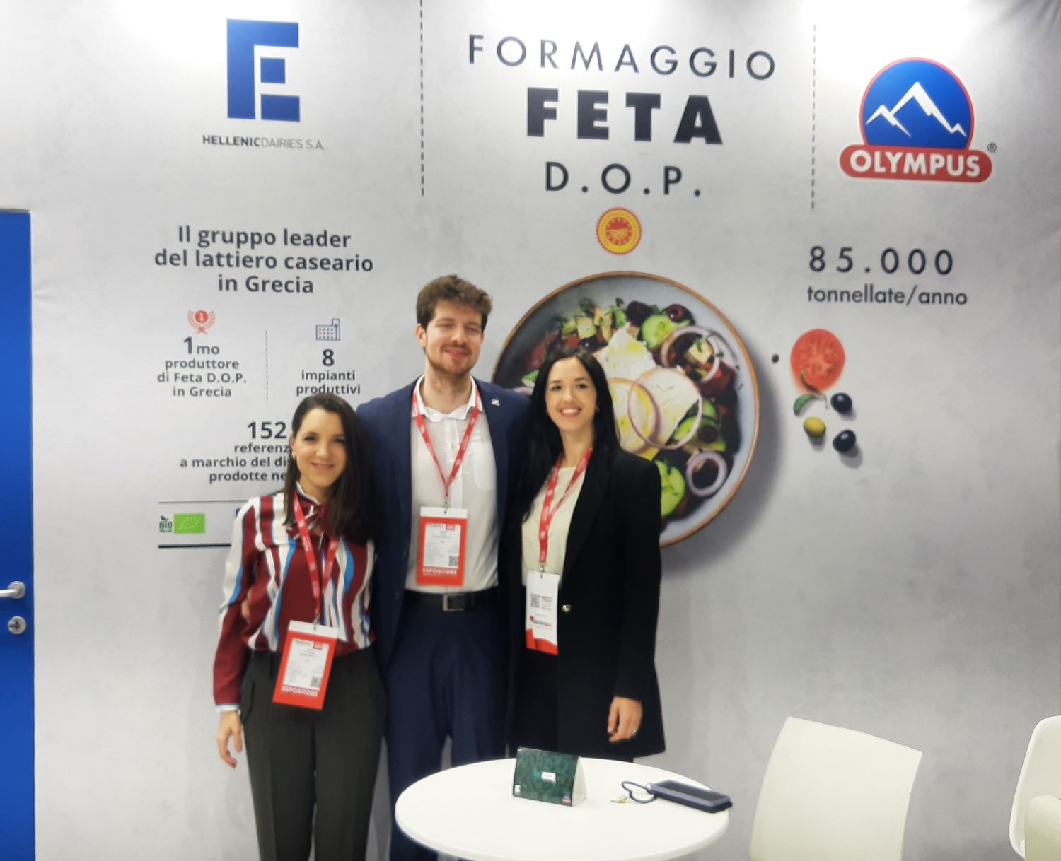 ​​​​​​​Con yogurt greco e feta dop, Olympus fa il botto a Marca