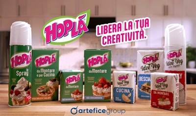 Hoplà torna in TV con uno spot realizzato da Arteficegroup
