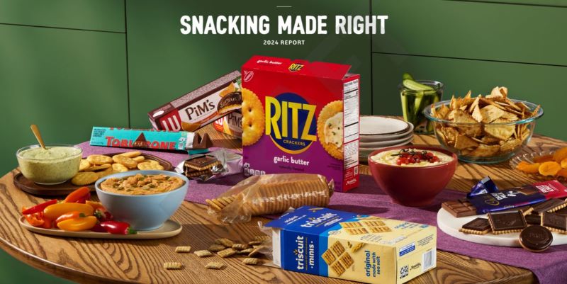 Pubblicato, da Mondelēz International, il Report “Snacking Made Right”