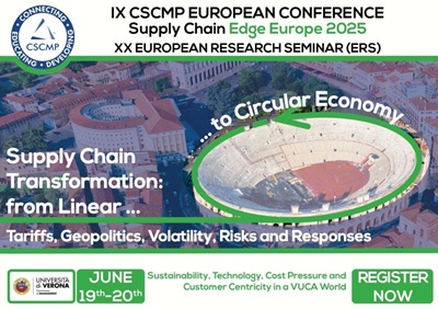 IX Conferenza Europea del Council of Supply Chain Management Professionals