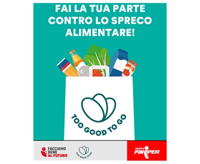 Gruppo Finiper Canova rafforza l’impegno nel ridurre lo spreco alimentare con Too Good To Go
