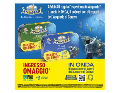 ASdoMAR regala l’esperienza in Acquario e lancia il podcast IN ONDA