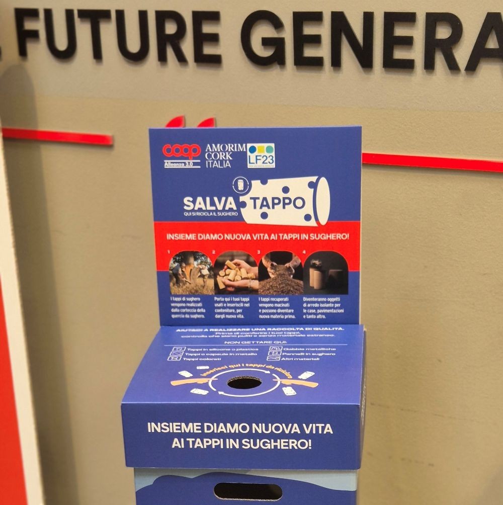 Coop Alleanza 3.0 amplia la raccolta di tappi di sughero con 24 nuovi punti
