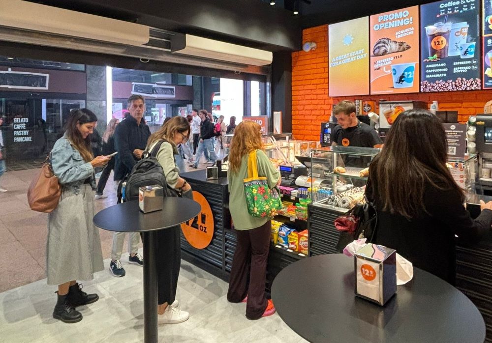 12oz apre a Milano Cadorna e rafforza il travel retail