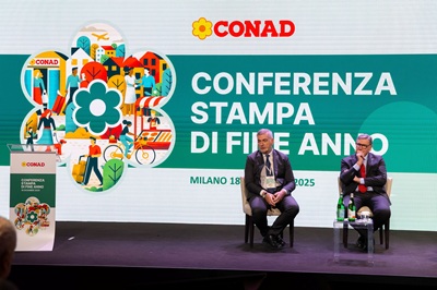Conad chiude il 2025 in crescita, fatturato a 21,8 miliardi di euro (+4,4%)
