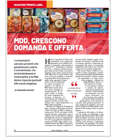Mdd, crescono domanda e offerta