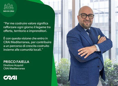 Prisco Faiella è il nuovo Direttore Acquisti di CRAI Mediterranea