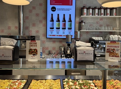 Rom’antica lancia “Pizza e Bar alla Romana”