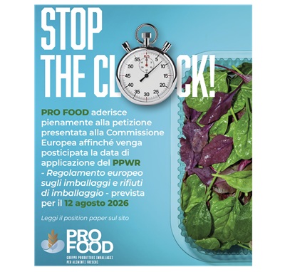 PPWR, Pro Food chiede lo “Stop the Clock”