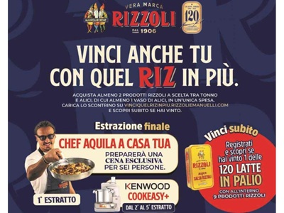 Rizzoli Emanuelli celebra 120 anni di storia con tanti premi in palio