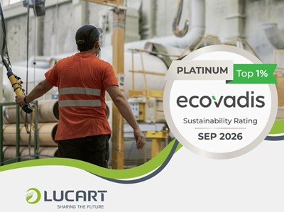 Lucart: Platinum EcoVadis per il quinto anno consecutivo
