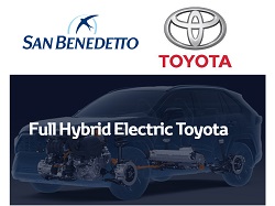 San Benedetto più green con Full Hybrid Electric Toyota e Lexus