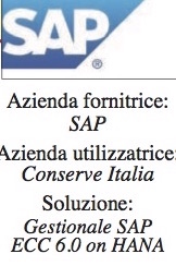 Conserve Italia ha adottato un nuovo sistema gestionale SAP
