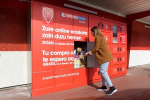 Eroski introduce gli armadietti di ritiro